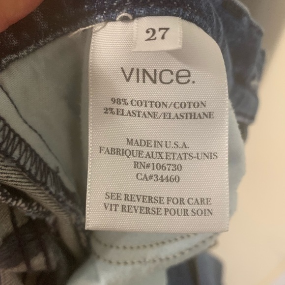 Vince‎ Skinny Blue Jeans 27 x 31 - Picture 10 of 11